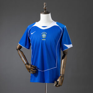 Camisa II Retrô Seleção Brasil 03/04 Modelo Torcedor