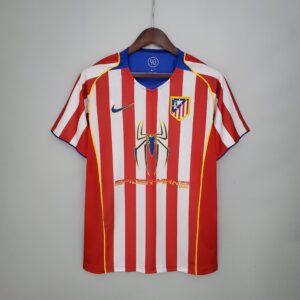 Camisa I Retrô Atlético de Madrid 04/05 Modelo Torcedor